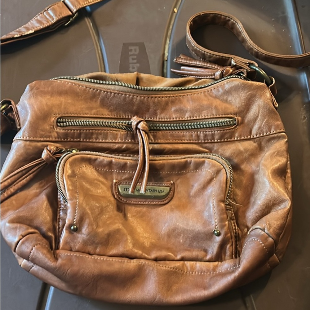Stone Mountain Accessories Brown Crossbody Bag